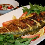 طريقة عمل السمك المشوي