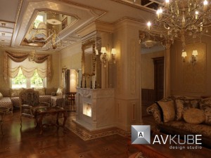 لمسات ديكورية للجدران بدهانات الجزيرة – دهانات للجدران والاسقف2014