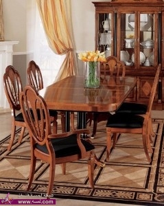 صور سفرة بالكراسى من افخم انواع الاثاث 2014