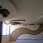 ديكورات غرف النوم  صور جبس غرف جلوس2014