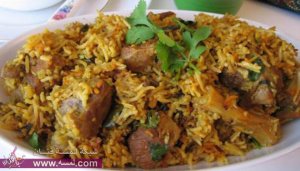 البرياني لحم الضاني