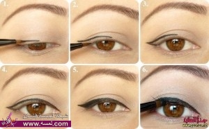 رسم كحل العين بالخطوات مصورة تعلمي فقط وكوني خبيرة
