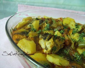 صينية الدجاج المحمر بالفرن