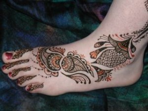 اجمل نقوش حنا ملونه 2014 , احدث نقش حنا ملون 2015