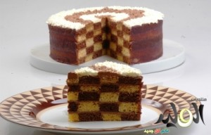 صنع كيك إسفنجي لعيد  2014