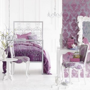 ,ديكور بناتي,غرف نوم البنات مفارش سرير ناعمة 2014 ،