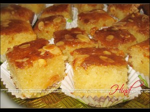 كيكة البسبوسة الهشة