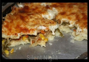 صينية التوست بحشوة الدجاج مع الذره