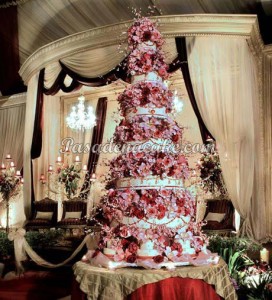 اجمل صور للتورتة الزواج  صور كيك للاعراس تورتات بالوان روعه