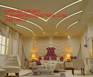 ديكورات فخمة وشيك جدا للقصور الملكية للجدران من دهانات2014