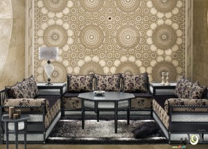 فخامه الديكورات المغربية والصالوان والكنب الرائع 2014