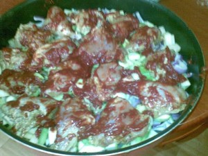 طاجن الدجاج بالخضار لايفوتكم