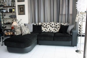 ديكورات وغرف جلوس تجنن,كنب جلدي 2014