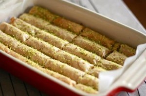 أصابع البقلاوة بالكاجو