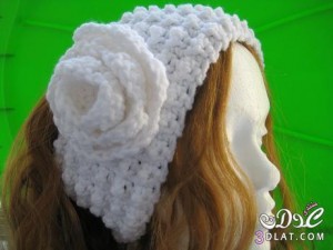 اعمال فنية يدوية 2014 ,كروشيه 2014 , اروع اكسسوارات للشعر بالكروشية2015