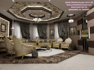 ديكورات لتزيين القصور 2014 – ديكور فخم للقصور 2014