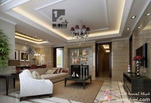 صورديكور مجالس فخمة لصالات والكنب تهبل 2015_ديكورات قصور راقيه ، ديكورات هادئه فخمه2014