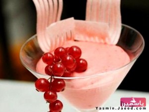 طريقة عمل جيلو التوت الزهري