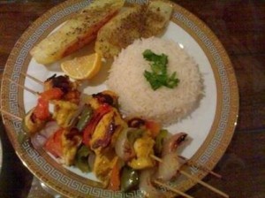 شيش طاووق بالفرن