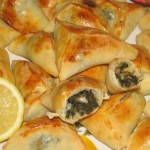 فطائر السبانخ باللحم المفروم