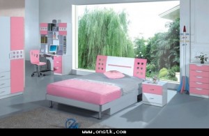 غرف نوم بنات  اطفال 2014 دهان روعه