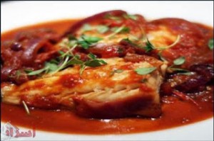 طريقة عمل سمك الفيليه بصلصة الطماطم