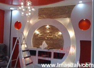 ديكورات وورق الجدران –مؤسسة لمسة للمقاول2014