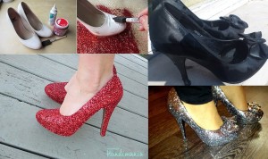أفكار مذهلة   اشغال يدوية أفكار لتغير الحذاء القديم