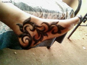 نقوش حنة لعروسة متميزة 2014