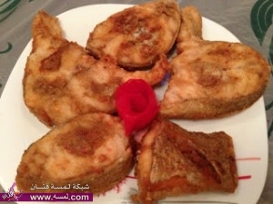 سمك هامور مقلي بالخطوات المصوره