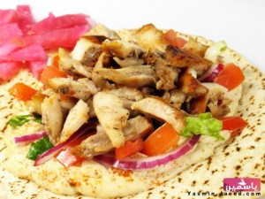 طريقة عمل شاورما الدجاج