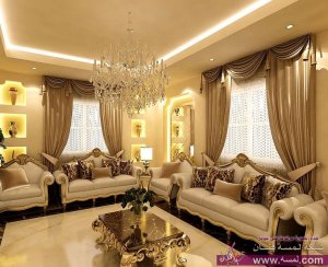 صور ديكور شقق   ذوق الديكور الخليجى 2014 , Gulf luxurious decorations 2015