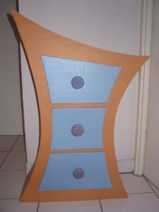 كيفية صنع كومودينو رائع الشكل من الكرتون