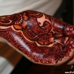 صور نقوش حنا عروس2014