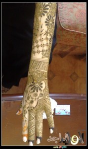 اجمل نقوش حناء عرايس جديدة , رسم حناء 2014