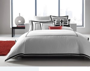 غرف نوم احمر وابيض