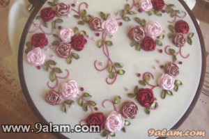 التطريز بالحاشية……………….روعة