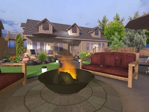 تصميم وتخطيط لحديقة بالدقة فى التخطيط 2014