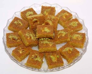 صينية البسبوسة