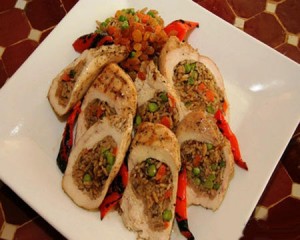 صدور الدجاج المحشوة 2014