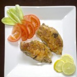 طبق باذنجان بصلصلة الزبادي