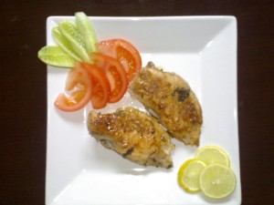 طبق باذنجان بصلصلة الزبادي