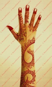 رسوم حناء رقيقة للعروس 2014 , نقوش حناء جديدة 2014