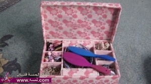 ابتكارات يدويه من علبة فناجين الشاي