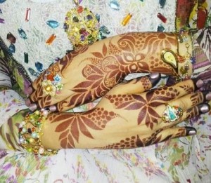 اجمل وأروع 2015صور نقوش الحناء الخليجية لعروس2014