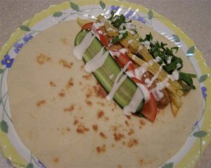 طريقة عمل ساندوتش كباب مع طريقة عمل الخبز بالصور