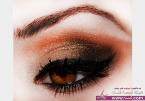 مكياج عيون ترابي للسهرات
