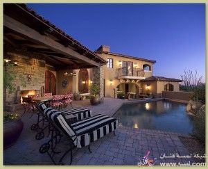 فلل ممزوجة بالحجر والخشب 2014_2015