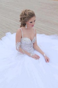 فساتين زفاف شيك جدا , فساتين اعراس قمة الاناقة2014