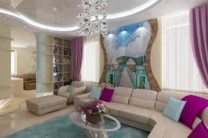 ديكور حديث وجديد شيك للقصور 2014